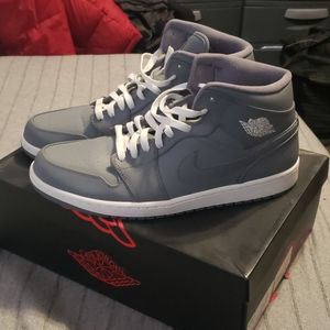Jordan 1 Grey and White
